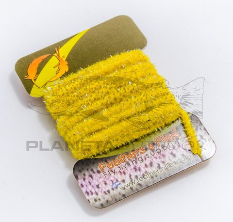 Wooly Sparkle Chenille Med. Amarillo