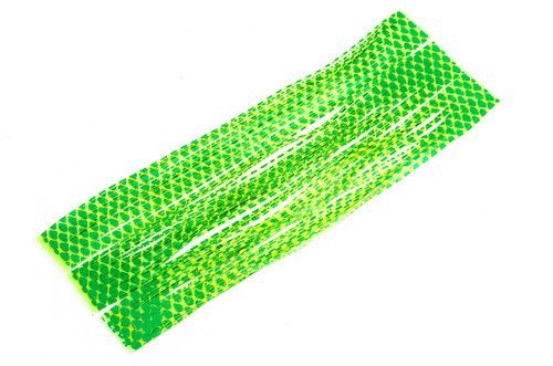 Silicone legs Hot Lime with Green Chrome