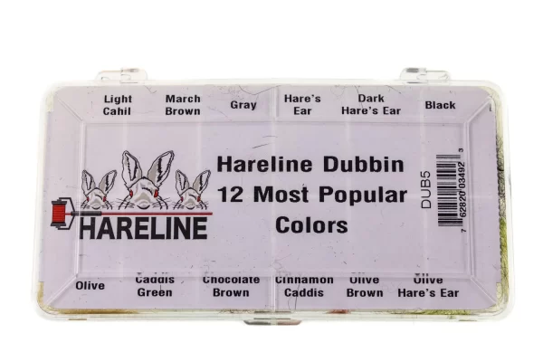 Hareline dubbin 12 colores populares.