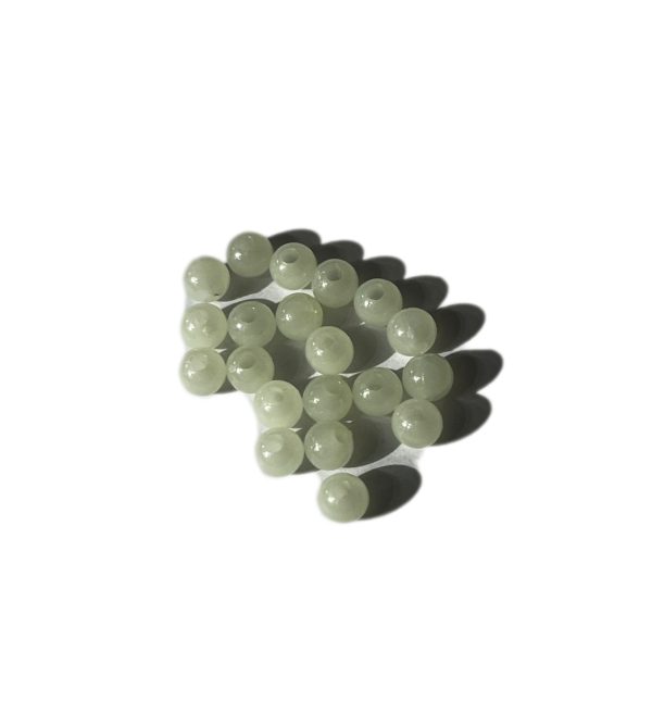 Egg beads medianos Glow in the dark.