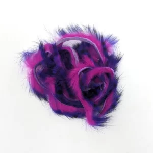 two toned rabbit strips purple hot pink
