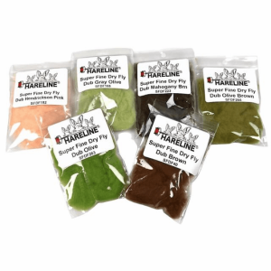 Hareline super fine dry fly dub variedades