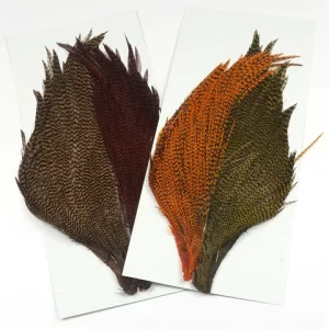 Pack Plumas tyers 4 colores dyed grizzly Hareline