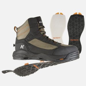 Zapatos Korkers greenback suela de felpa y goma