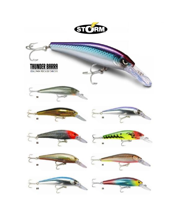 Señuelos Thunder barra T11 Variedades