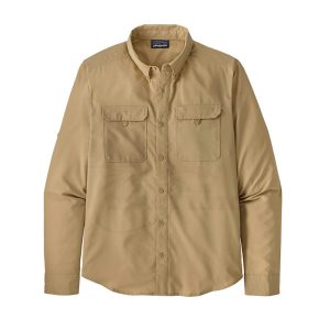 Patagonia Long-Sleeved Self-Guided Hike Shirt - oar tan