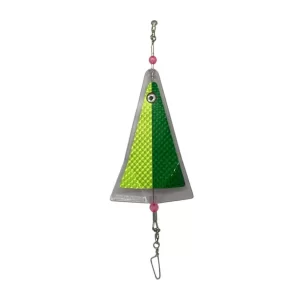 Gibbs Inline Flasher 6 - Green/Chartreuse